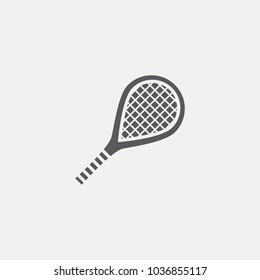 Racket for tennis Flat Icon