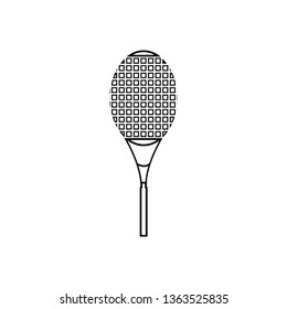 Racket tennis icon. Element of Sport for mobile concept and web apps icon. Outline, thin line icon for website design and development, app development