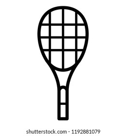 Racket tennis icon logo template trendy