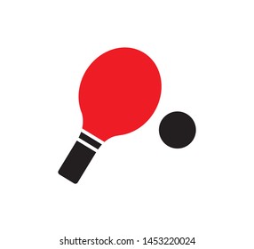 Racket tennis icon vector isolated