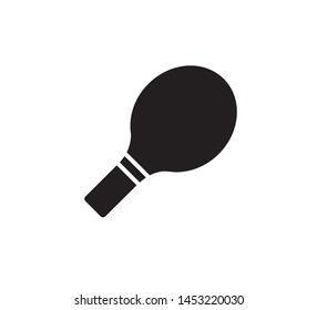 Racket tennis icon vector isolated