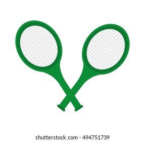 racket tennis sport equipment icon vector illustration design