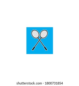 racket vector design ilustration icon templat