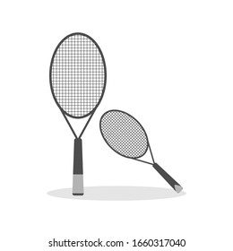 Racket vector design. Racket for playing tennis.