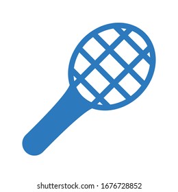 racket vector glyph color icon 