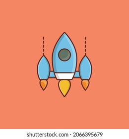 racket Vector illustration on a transparent background. Premium quality symbols.Vector line flat color icon for concept and graphic design.