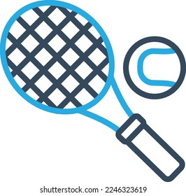 Rackets Vector Icon which is suitable for commercial work and easily modify or edit it
