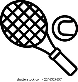 Rackets Vector Icon which is suitable for commercial work and easily modify or edit it
