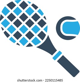 Rackets Vector Icon which is suitable for commercial work and easily modify or edit it
