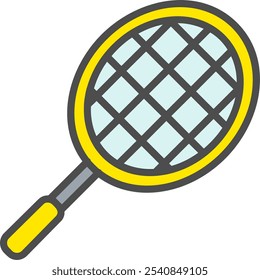 RacketVector Icon Outline Filled Style