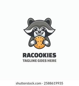 Racookies Simple Mascot Logo Template