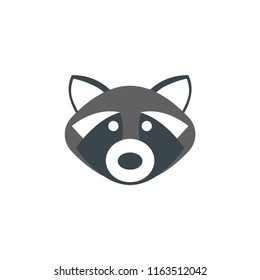 Racoon Cartoon Icon