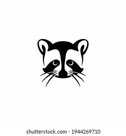 ilustración vectorial del icono racoon