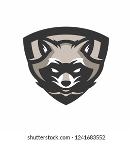 Racoon Macot Logo