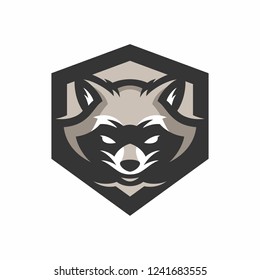 Racoon Macot Logo