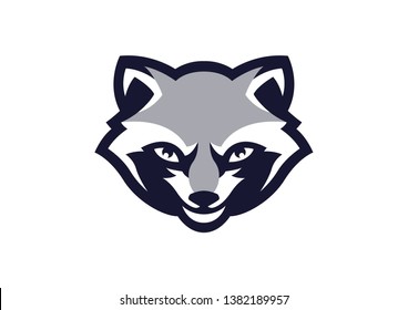 Racoon sport logo. EPS 10