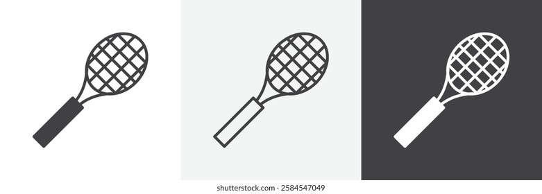 Racquet icons graphics pack vectors.