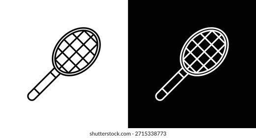 Iconos de la raqueta Plantilla de Vector, EPS 10 para el diseño