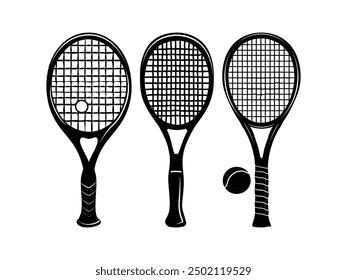 Racquetball bat crossed Vector Illustration, Ideal for Sports Design and Branding.