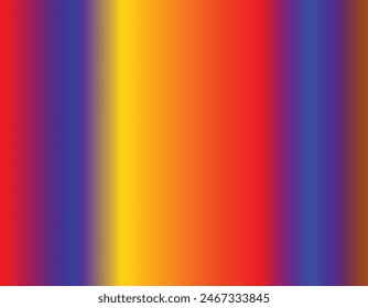 Rad, Blue, Yellow and Brown color combination smooth gradient background design.