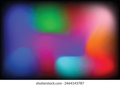 Rad, bule, sky bule, green, purple, yellow, light and pink color combination gradient background design.