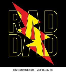 Rad Dad Funny Father's Day Card