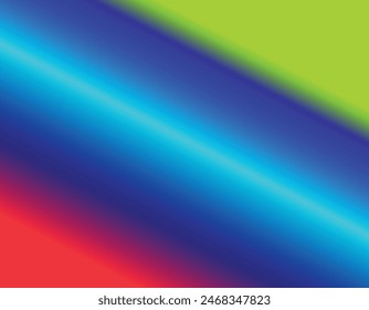 Rad, Green, Blue and Sky Blue color combination gradient background design.