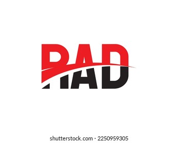 RAD Letter Initial Logo Design Vector Illustration