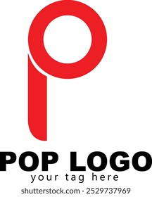 Logo de Rad Pop con etiqueta