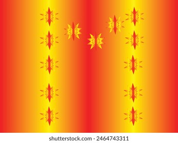 Rad and yellow color combination gradient background design.