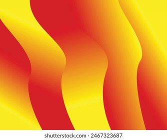 Rad and Yellow full color combination gradient background design.