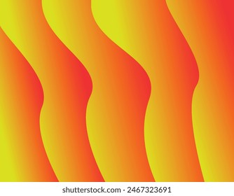 Rad and Yellow full color combination gradient background design.