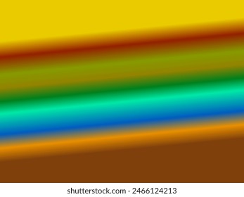 Rad,  yellow, green, sky blue, blue and brown color combination gradient background design.