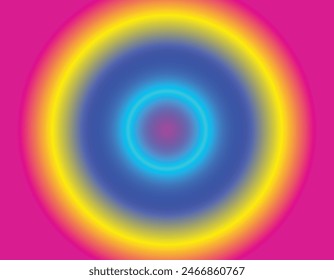 Rad, Yellow, navy blue, pink and Green color combination gradient background design.