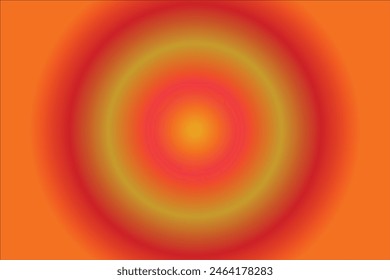 Rad, yellow, pick and orange color combination radial gradient background design