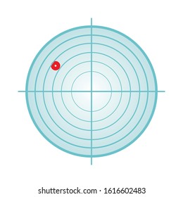 radar abstract icon symbol vector illustration on white background