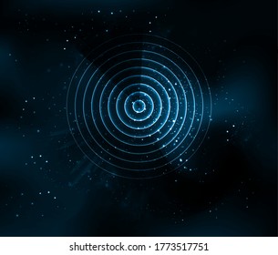radar abstract stock vector background