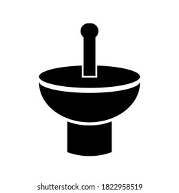 Radar black on white background, sign for design, vector illustration