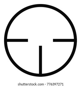 Radar detector icon. Simple illustration of radar detector vector icon for web