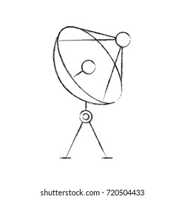 radar dish antenna for broadcast communication