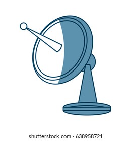 radar dish antenna for broadcast electronic communication
