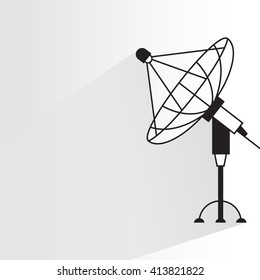 radar dish, satellite dish