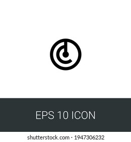 radar eps 10 simple icon