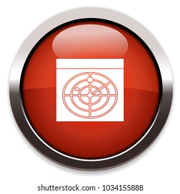 radar flat icon