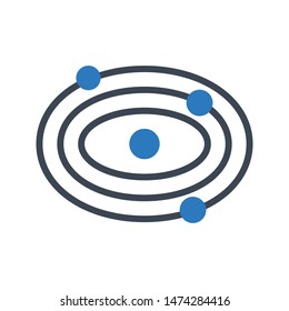 radar glyph colour vector icon