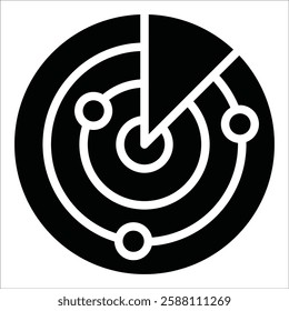 Radar Icon Element For Design