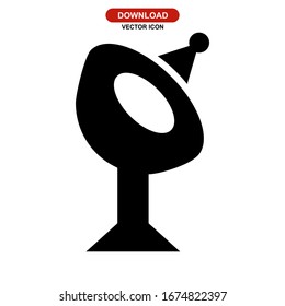 radar icon or logo isolated sign symbol vector illustration - high quality black style vector icons
