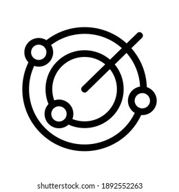 Radar icon or logo isolated sign symbol vector illustration - high quality black style vector icons
