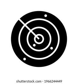 radar icon or logo isolated sign symbol vector illustration - high quality black style vector icons
