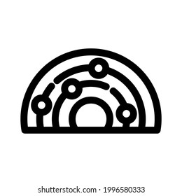 radar icon or logo isolated sign symbol vector illustration - high quality black style vector icons
